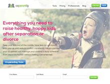 Tablet Screenshot of coparently.com